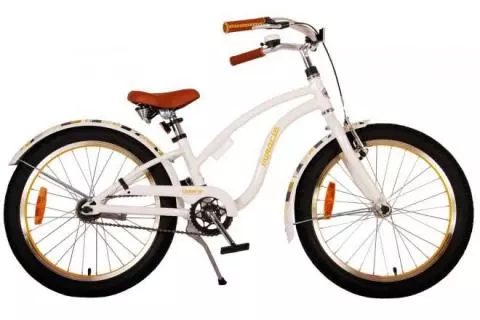 Volare Miracle Cruiser Kinderfiets - Meisjes - 20 inch - Wit - Prime