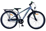 Volare Cross Kinderfiets - Jongens - 24 inch - donker Grijs- 3 versnellingen
