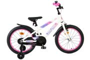 Volare Lily Kinderfiets - Meisjes - 18 inch - Wit Roze Paars
