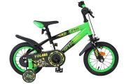 Volare Strike Kinderfiets - Jongens - 12 inch - Zwart Groen