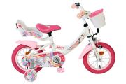Volare Unicorn Kinderfiets - Meisjes - 12 inch - Wit