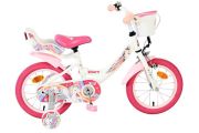 Volare Unicorn Kinderfiets - Meisjes - 14 inch - Wit