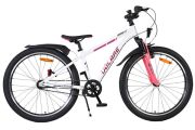 Volare XC Race Kinderfiets - 24 inch - Nexus 3 - Wit/Roze