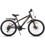 SJOEF Climb Jongensfiets / Mountainbike 24 inch | 8-12 Jaar | 6 versnellingen | Schijfremmen | Zwart