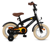 SJOEF Cruise Jongensfiets 12 inch - Mat Zwart (tweede kansje)