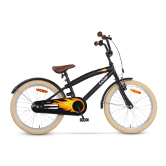 SJOEF Cruise Jongensfiets 20 inch - Mat Zwart