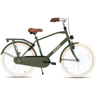 SJOEF City Jongensfiets 24 inch - Army Green