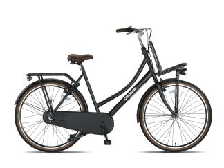 Crown Istanbul Transportfiets 28 inch N-3  v-brakes 57cm Mat Zwart
