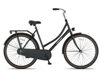 Crown Oslo 28inch Omafiets 59cm Mat Zwart