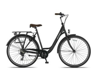 Altec Metro 28 inch Damesfiets 55cm Mat Zwart
