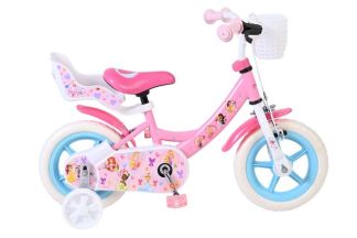 Disney Princess  Kinderfiets - Meisjes - Mag Wheels - 12 inch - Roze