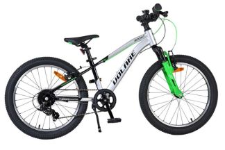 Volare Boost Kinderfiets - 20 inch - 7 Speed - Zilver/Groen