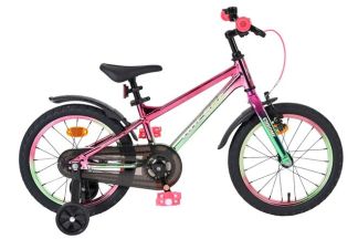 Volare Chrome Kinderfiets - Uni - 16 inch - Roze/Groen