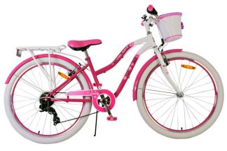 Volare Lovely Kinderfiets - Meisjes - 26 inch - Paars - Twee handremmen