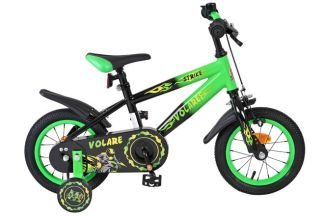 Volare Strike Kinderfiets - Jongens - 12 inch - Zwart Groen