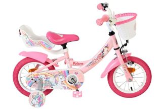 Volare Unicorn Kinderfiets - Meisjes - 12 inch - Roze