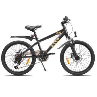 SJOEF Climb Jongensfiets / Mountainbike 20 inch - 6-8 Jaar -  6 Versnellingen - Schrijfremmen - Zwart