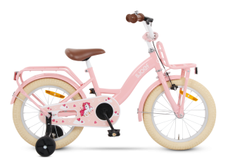 SJOEF Classic Meisjesfiets 16 inch | 4-6 Jaar | Unicorn | Roze