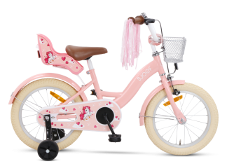 SJOEF Dolly Meisjesfiets 16 inch - Roze (tweede kansje)