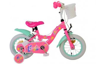 Barbie Kinderfiets - Meisjes - 12 inch - Roze - Twee Handremmen