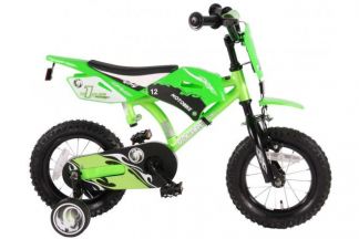 Volare Motobike Kinderfiets - Jongens - 12 inch - Groen