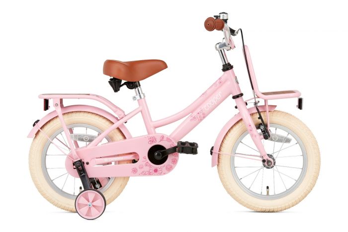 Popal Cooper Bamboo Meisjesfiets 14 inch - Roze