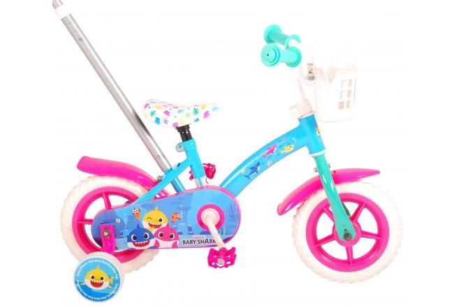Baby Shark Kinderfiets - Unisex - 10 inch - Roze Blauw