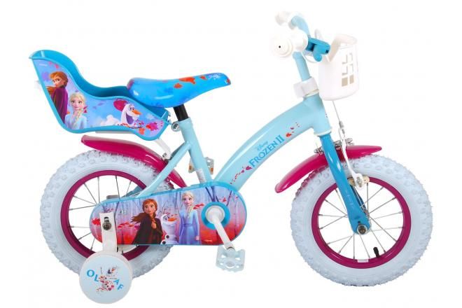 Disney Frozen 2 Kinderfiets - Meisjes - 12 inch - Blauw/Paars