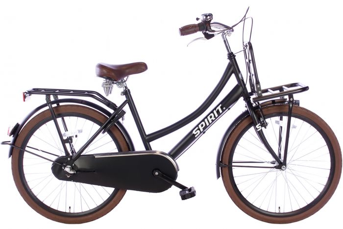 Spirit Cargo Transportfiets N3 24 inch – Mat Zwart