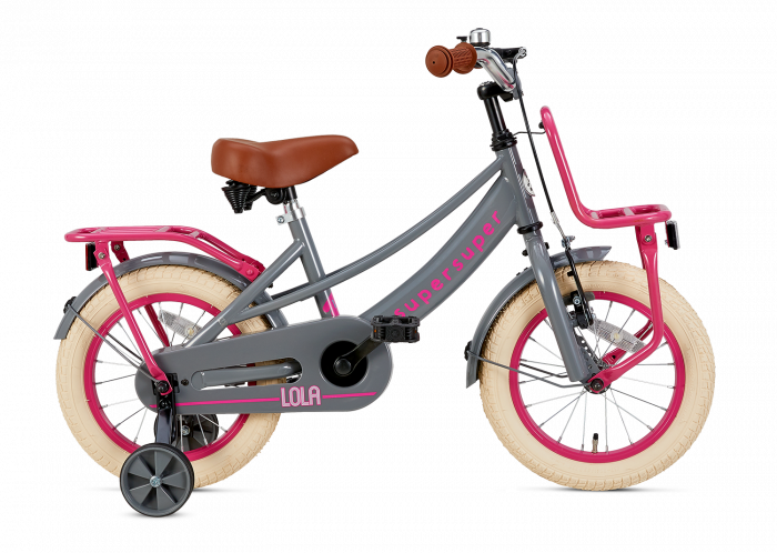 Popal Lola Meisjesfiets 14 inch - Wit