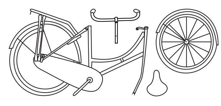 Popal fiets in elkaar zetten | Montage handleiding